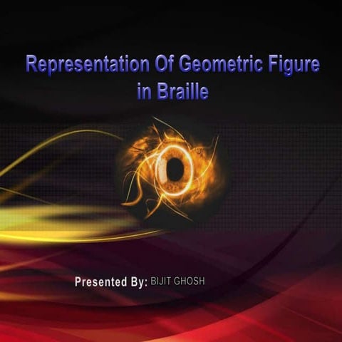 Representation of  geometric figuers in Braille