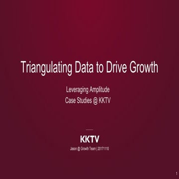 Triangulating Data to Drive Growth