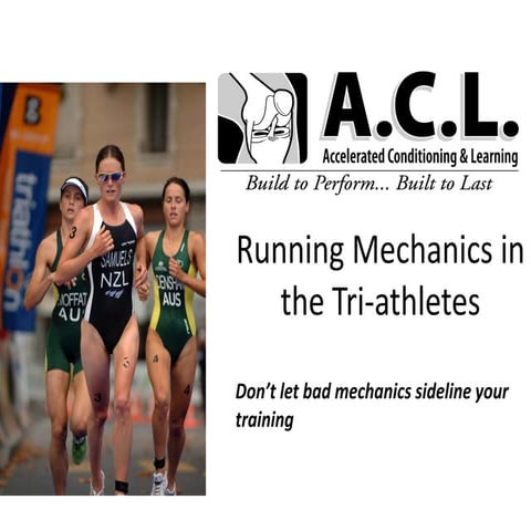 Tri Athlete - Don\'t Let Bad Mechanics Sideline Your Training
