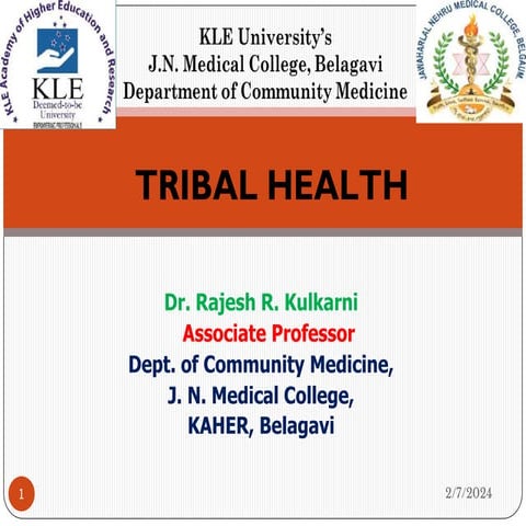 Tribal Health Dr.Rajesh.pptx