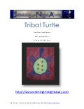 Tribal turtle Free Cross Stitch Pattern 