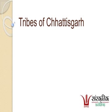 Tribes of chhattisgarh