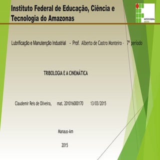 Tribologia e cinemática