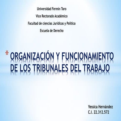 Tribunales