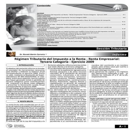 impuesto ala renta 3ra catehroia