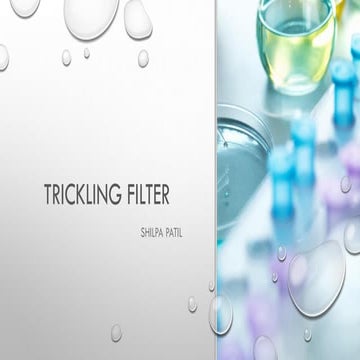 Trickling filter ppt