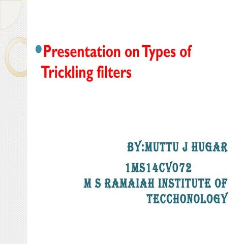 Trickling filters
