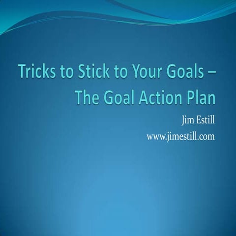 Tricks To Stick To Your Goals | PPTX