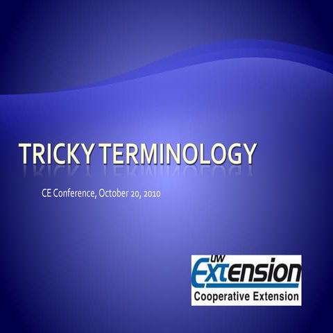 Tricky Terminology: Making Sense Of and Applying Research and Evidence-Based Science to Our Work