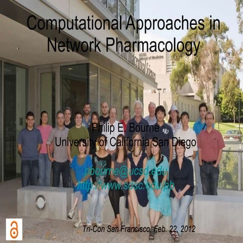 Network Pharmacology Tri-Con 022212