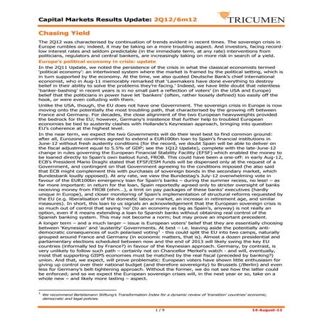 Tricumen 2Q12 Results Update Public