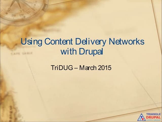Using Content Delivery Networks with Drupal