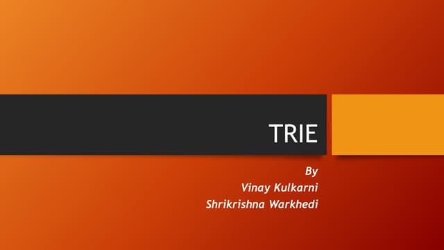 Trie (1)