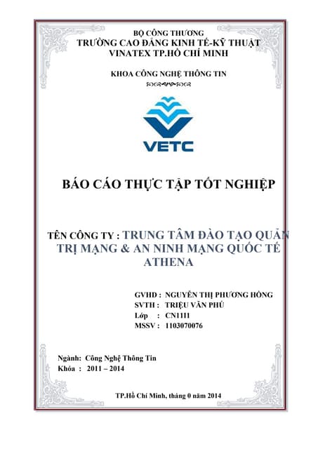 báo cáo thực tập hàng tuần