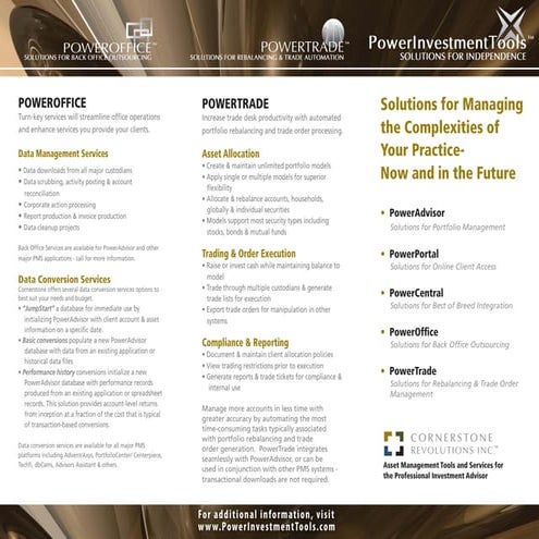 Power Investment Tools