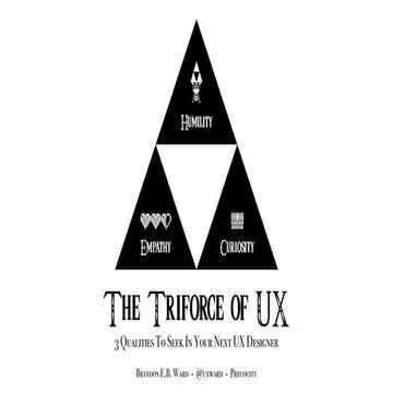 The Triforce of UX: Empathy, Curiosity, Humility