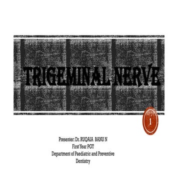 TRIGEMINAL NERVE.pptx \TRIGEMINAL NEURALGIA\ NEURALGIC PAIN