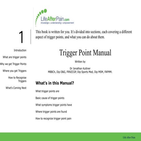 Trigger Point Manual | PDF