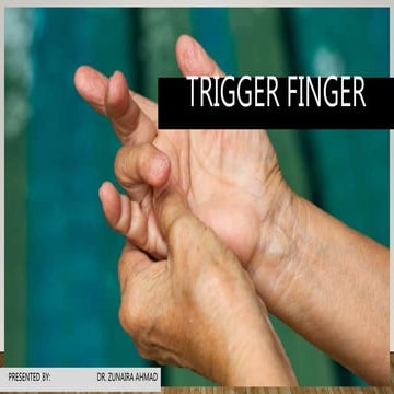 Trigger finger/ Stenosing tenosynovitis