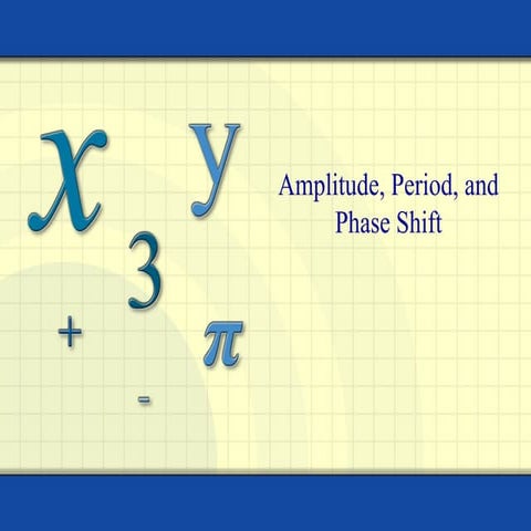 trigonometry amplitude and period explanation