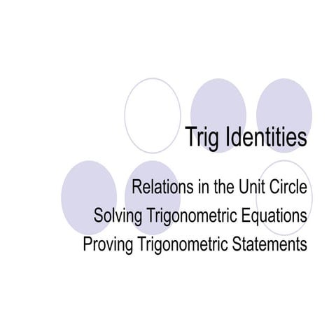 Trig identities