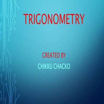 Trignometry