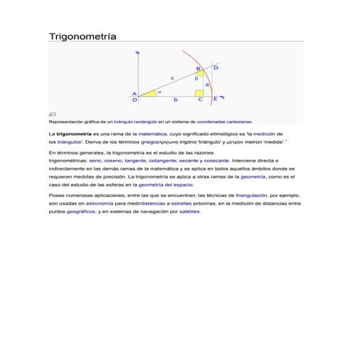 Trigonometría 