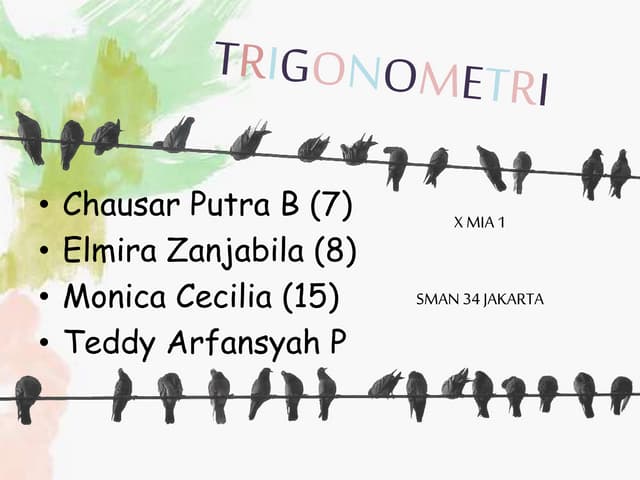 Ppt Materi Trigonometri Kelas 10 Semester 2 Pptx