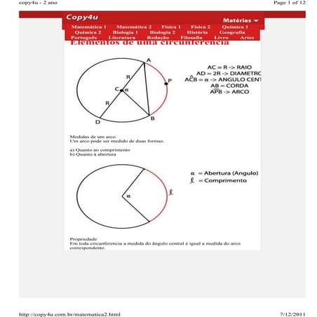 Trigonometria elementos | PDF