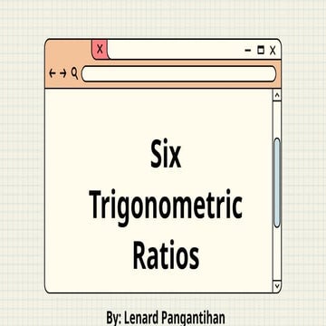 Trigonometric Graphs Presentation In Colourful Ui Frame Style Pptx