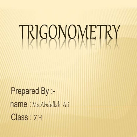 Trigonometry