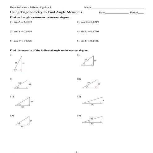 Trigonometry%20to%20 find%20angle%20measures