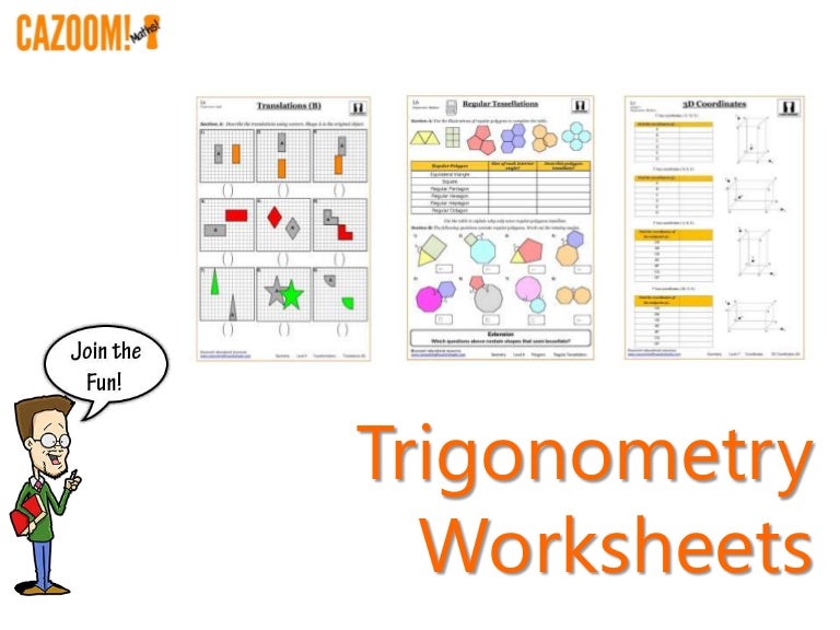 trigonometry worksheets