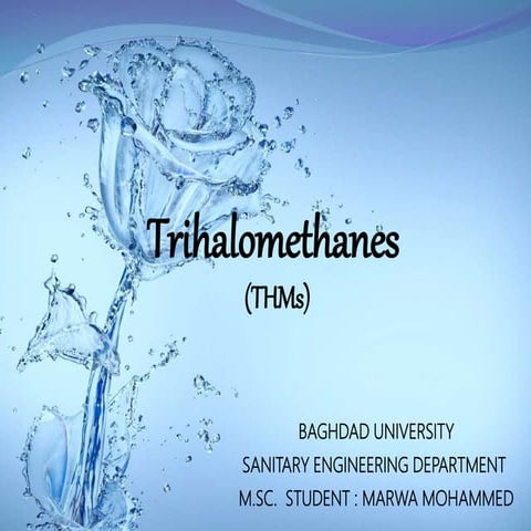 Trihalomethanes THMS