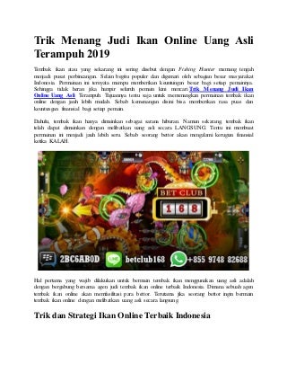 slot mesin uang asli