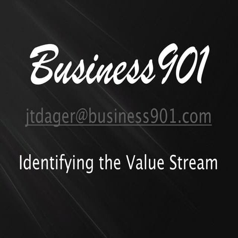 Identifying Value in Lean Service Design