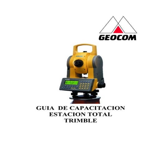 Trimble gdm-cu-manual-usuario-geocom | PDF
