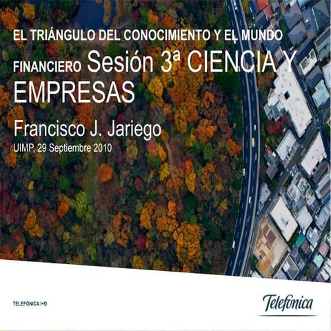 El triángulo del conocimiento y el mundo financiero