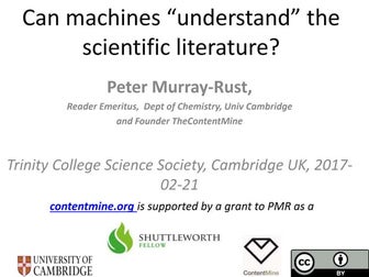 Can machines understand the scientific literature