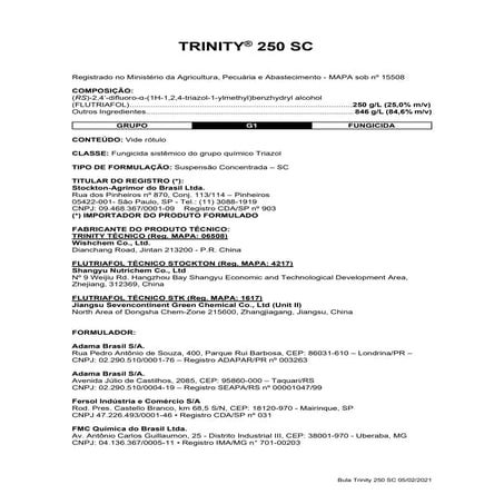Trinity250 sc flutriafrol | PDF
