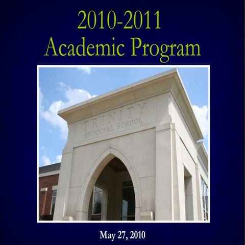 2010-11 Academic Program Information