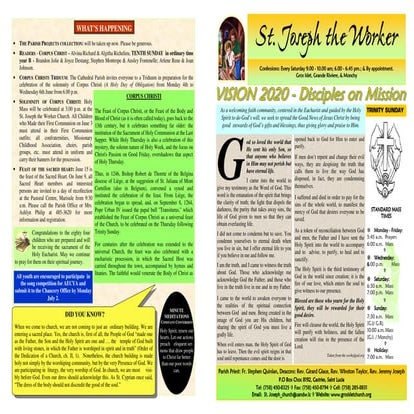 Trinity Sunday Newsletter