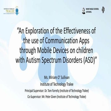 An Exploration of the Effectiveness of the use of Communication Apps through ...