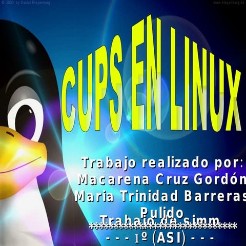 CUPS:impresión Linux | PPT