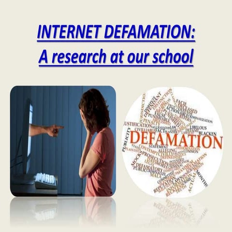 Internet Defamation