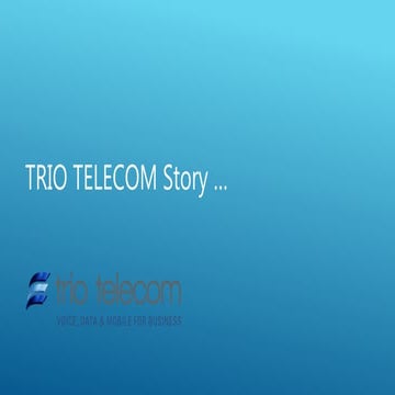 Inbound Marketing Case Study - Trio Telecom | PPTX
