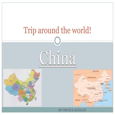 Geography Project - Trip around the world!