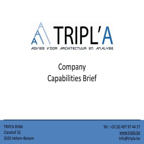 Tripla presentation 2014