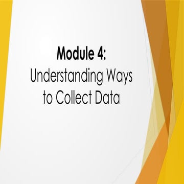 TRIPLE-Is-1.pptx Understanding the Ways to collect Data