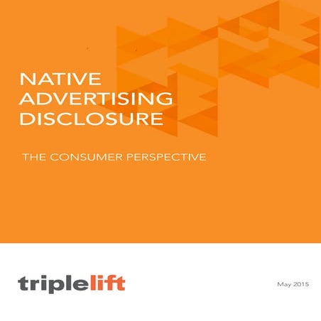 The State of Native Advertising Disclosure: The Consumer View